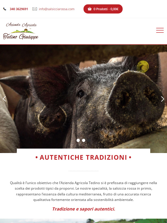 Cibus home page Tedino